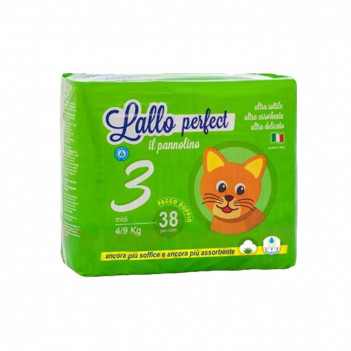 Lallo Perfect Diaper Size 3 Midi 4/9 Kg
