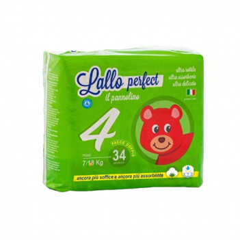 Lallo Perfect Diaper Size 4 Maxi 7/18 Kg